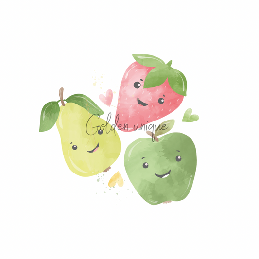 Bügelbild Früchte 4